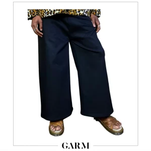 Wide Leg Sample Pants by Muted Raggs available on Garm