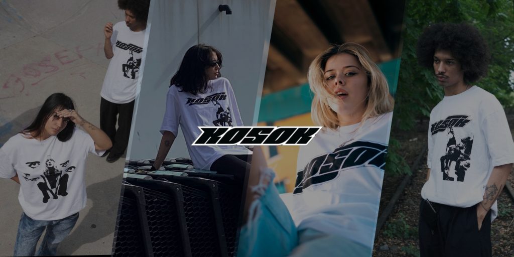 Kosok, now on garm, bring the dark twisted world to the bright side through their clothing